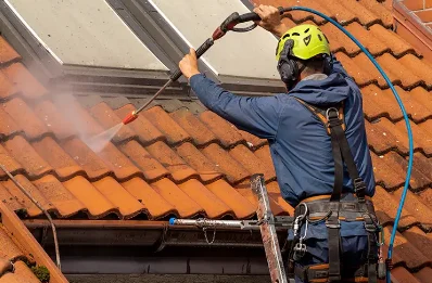 Démoussage et hydrofuge de toiture à Vertheuil